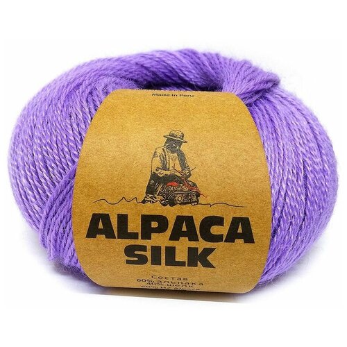 Пряжа Alpaca Silk Michell - 1 моток (150 м, 50 гр), цвет 6818