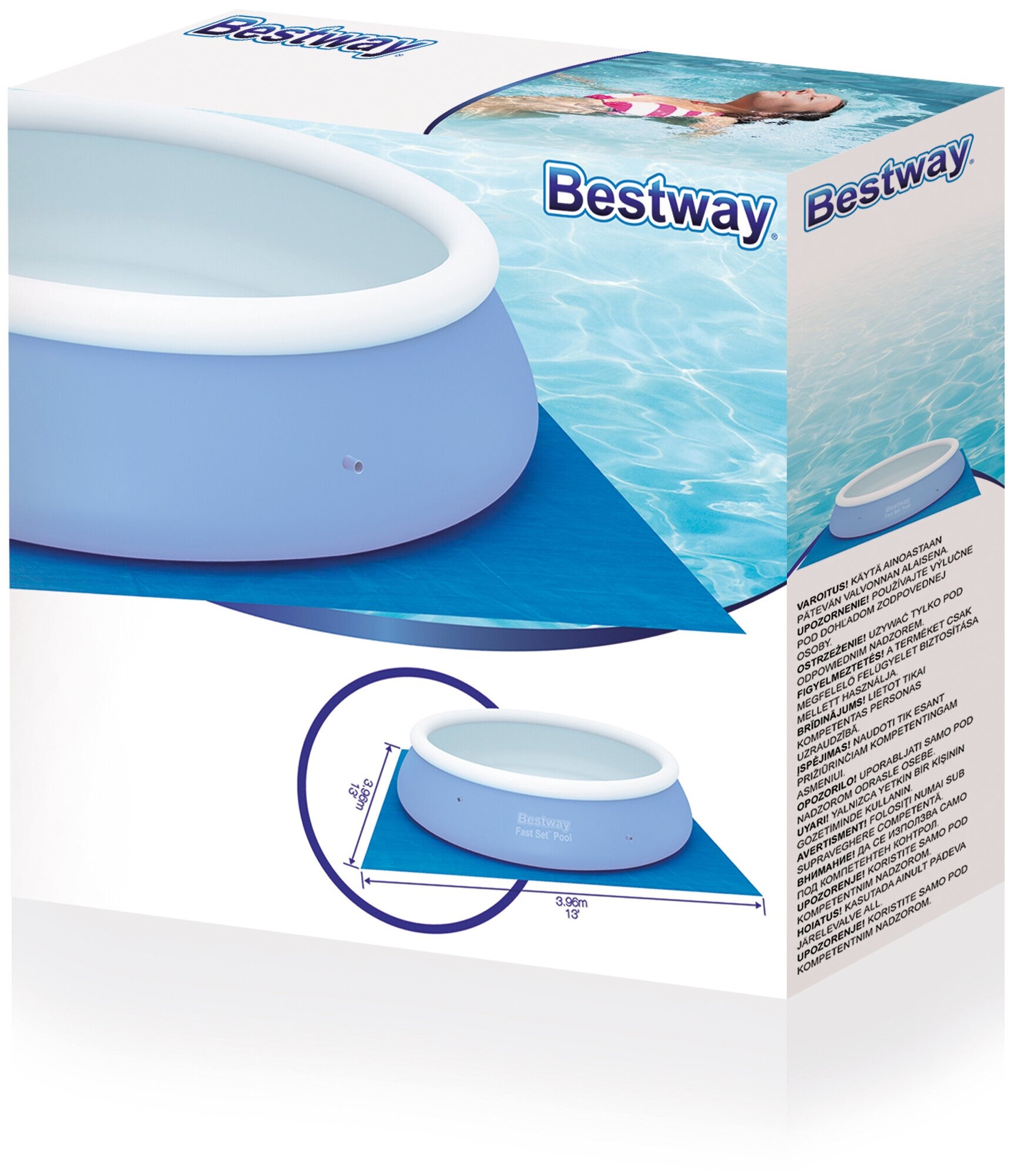 Подложка 396 х 396 см, Bestway, 58002 - фотография № 9