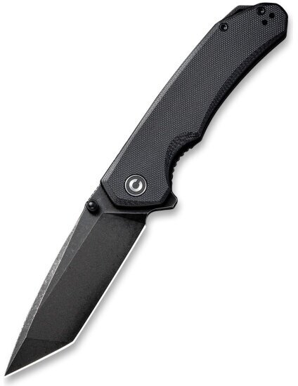 Нож складной Civivi Brazen D2 Steel Black stonewashed Handle G10 Black C2023C