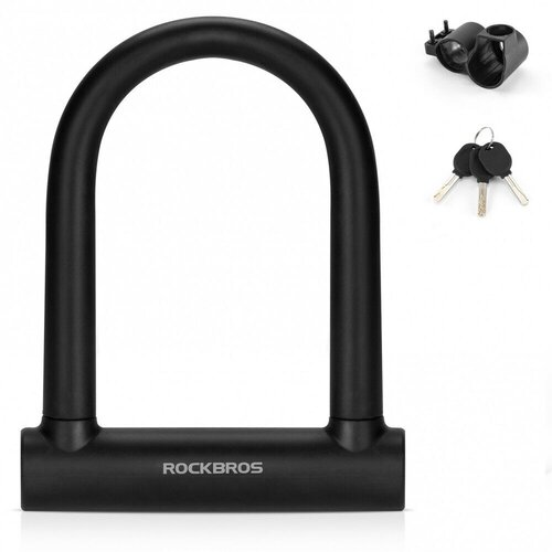 Замок велосипедный U-lock, с ключом RKS610 RockBros велосипедный шлем rockbros lapize wt 099