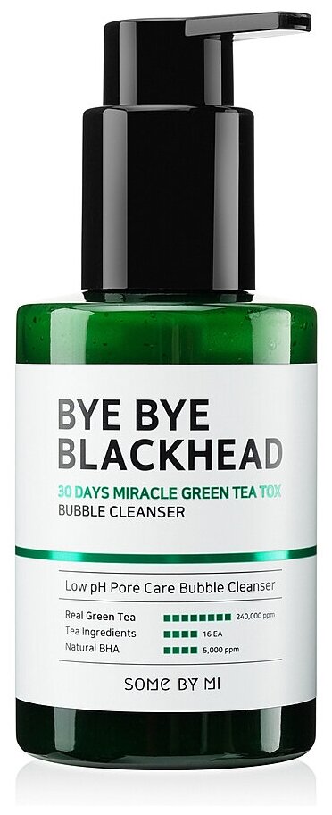 Some By Mi маска-пенка от чёрных точек Bye Bye Blackhead Bubble Cleanser, 120 г