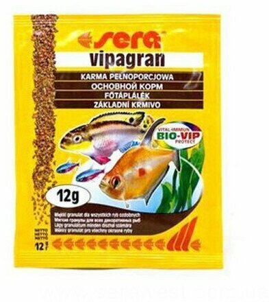 Корм сухой Sera Vipagran для всех видов рыб, 12г - фото №9