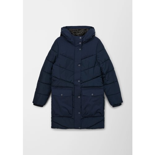 фото Куртка s.oliver, демисезон/зима, удлиненная, размер s, черный