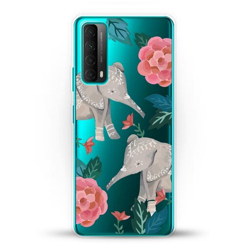 фото Силиконовый чехол два слона на huawei p smart 2021 andy & paul