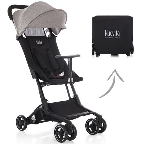 Прогулочная коляска Nuovita Ritmo (Blu, Nero / Голубой, черный)