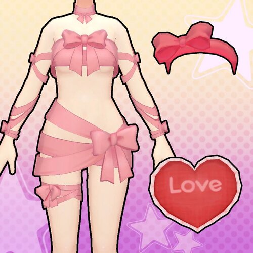 Gal*Gun: Double Peace 'Sexy Ribbons' Costume Set [Cross-Buy] PS4