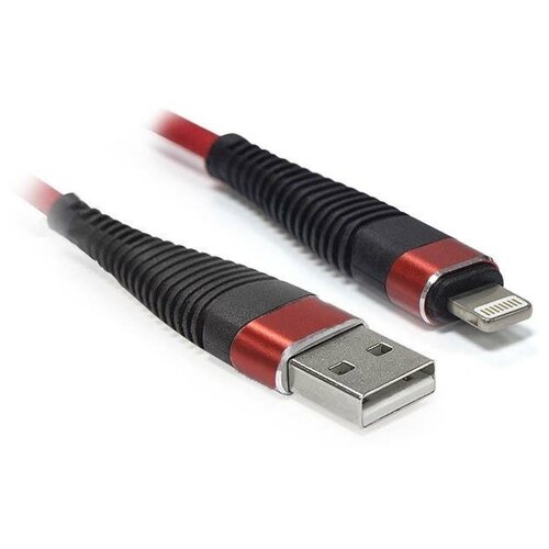 Кабель CBR USB - Lightning (CB 501), 1 м, красный cbr кабель microusb cbr cb 245 круглый