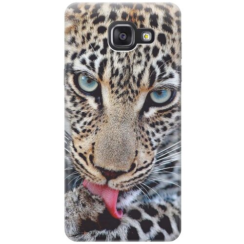 фото Cиликоновый чехол на samsung galaxy a3 (2016) / самсунг а3 2016 с принтом "леопард" gosso
