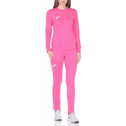 Костюм спортивный ASICS, размер S, розовый женский спортивный костюм asics woman knit suit синий р s