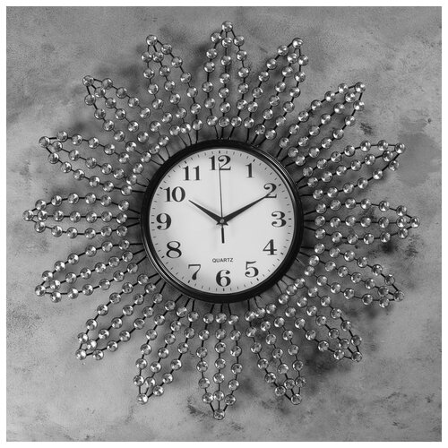 фото Часы настенные, серия: ажур, "петрона" d=60 см, d=25 см, 1 аа, плавный ход сима-ленд