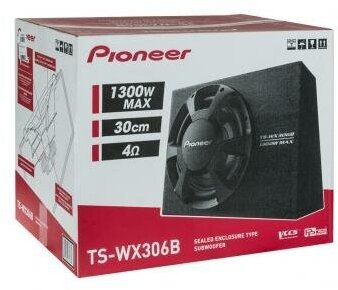 Автомобильный корпусной сабвуфер 12” (30 см) PIONEER TS-WX306B