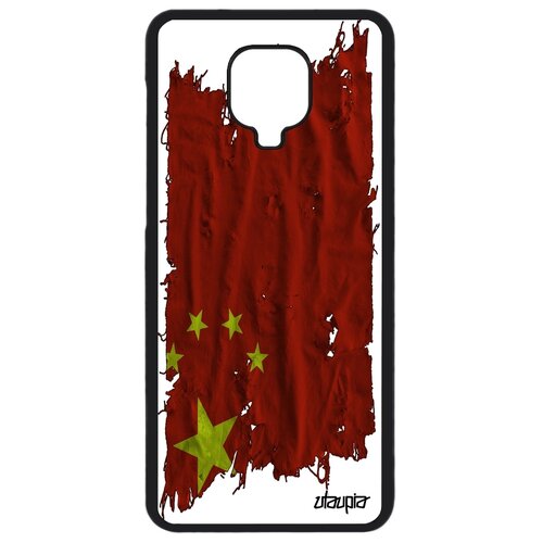 фото Чехол на redmi note 9s, "флаг китая на ткани" страна государственный utaupia