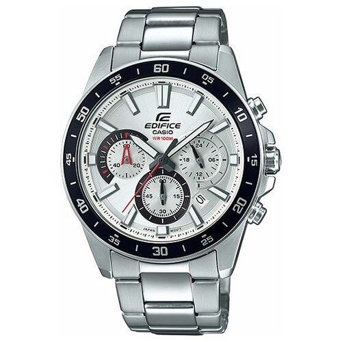 Наручные часы CASIO Edifice EFV-570D-7AVUEF, серебряный, черный casio edifice efv 570d 7avuef