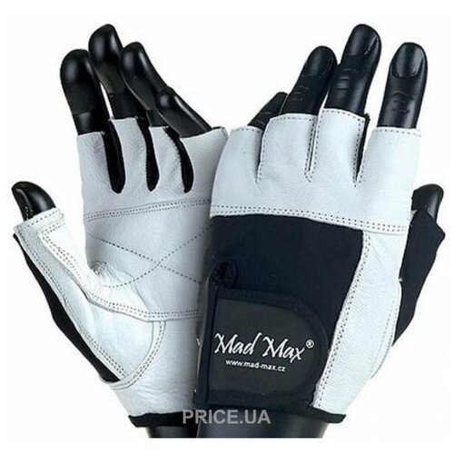 Fitness Workout Gloves MFG-444 (White/Black) (XXL)