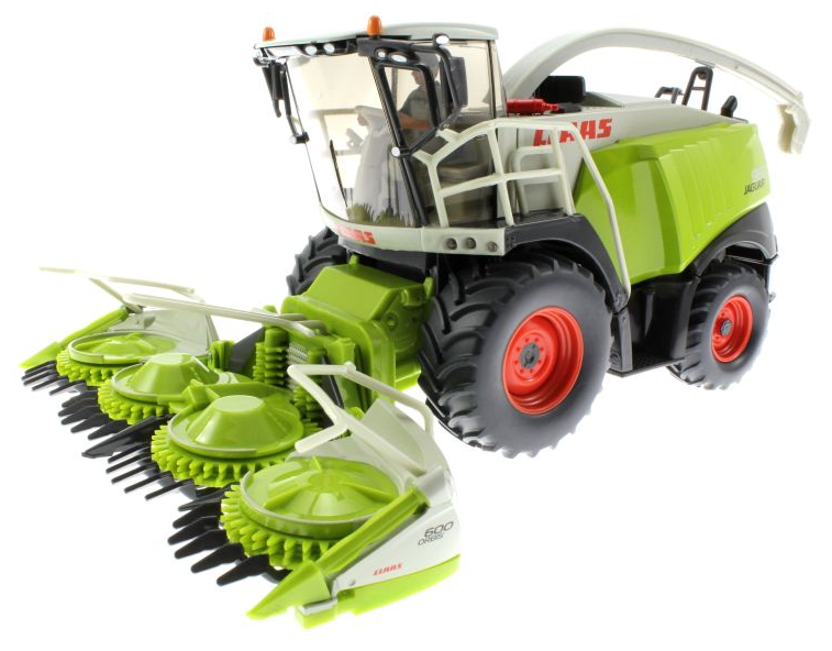 Комбайн Siku для сбора урожая Claas Jaguar 960 (4058) 1:32, 34 см, зеленый/белый