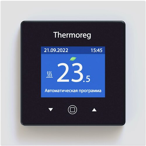 термо терморег ti 970 терморегулятор программируемый белый thermo thermoreg ti 970 терморегулятор программируемый для теплого пола белый Терморегулятор Thermo Thermoreg TI-970 черный/белый термопласт