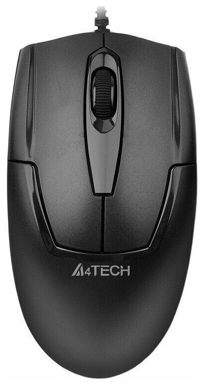 Мышь A4Tech OP-540NU, оптическая, USB, (1000dpi), проводная, черная