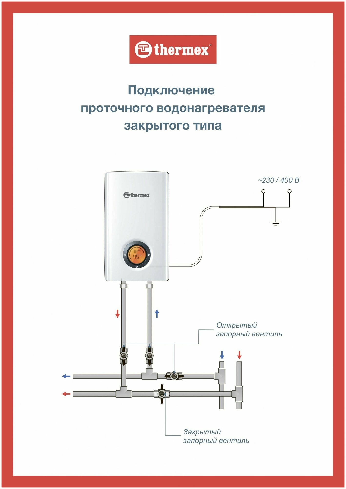 Аккумуляционный электрический водонагреватель Термекс Thermex - фото №12