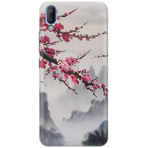 фото Re:paчехол - накладка artcolor для vivo v11 с принтом "сакура"