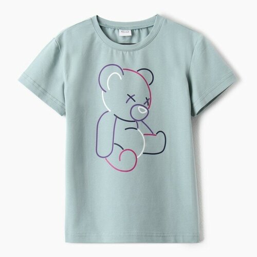 Футболка Minaku, размер 128 футболка детская minaku gummy bear цвет графитовый рост 122 см
