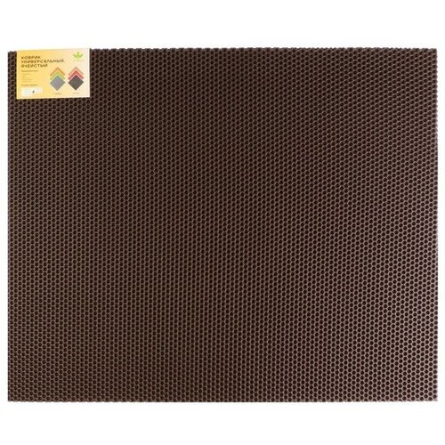 Коврик eva универсальный Grand Caratt Соты 67 х 82 см коричневый 2113₽