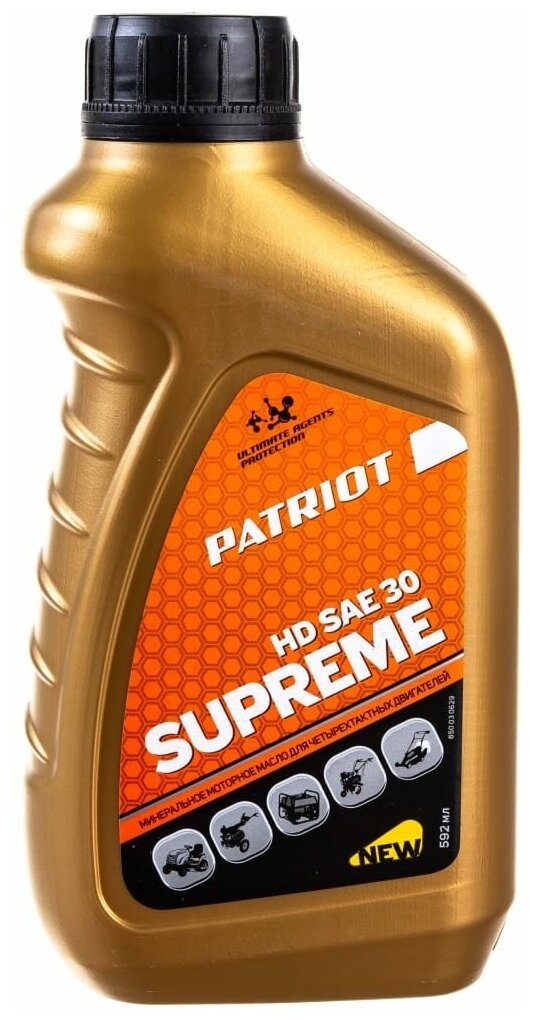 Масло Patriot SUPREME HD SAE 30 4T 0,6 л.