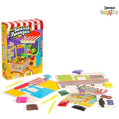 Конструктор из пенокартона с полимерной глиной Весёлый магазин 381₽