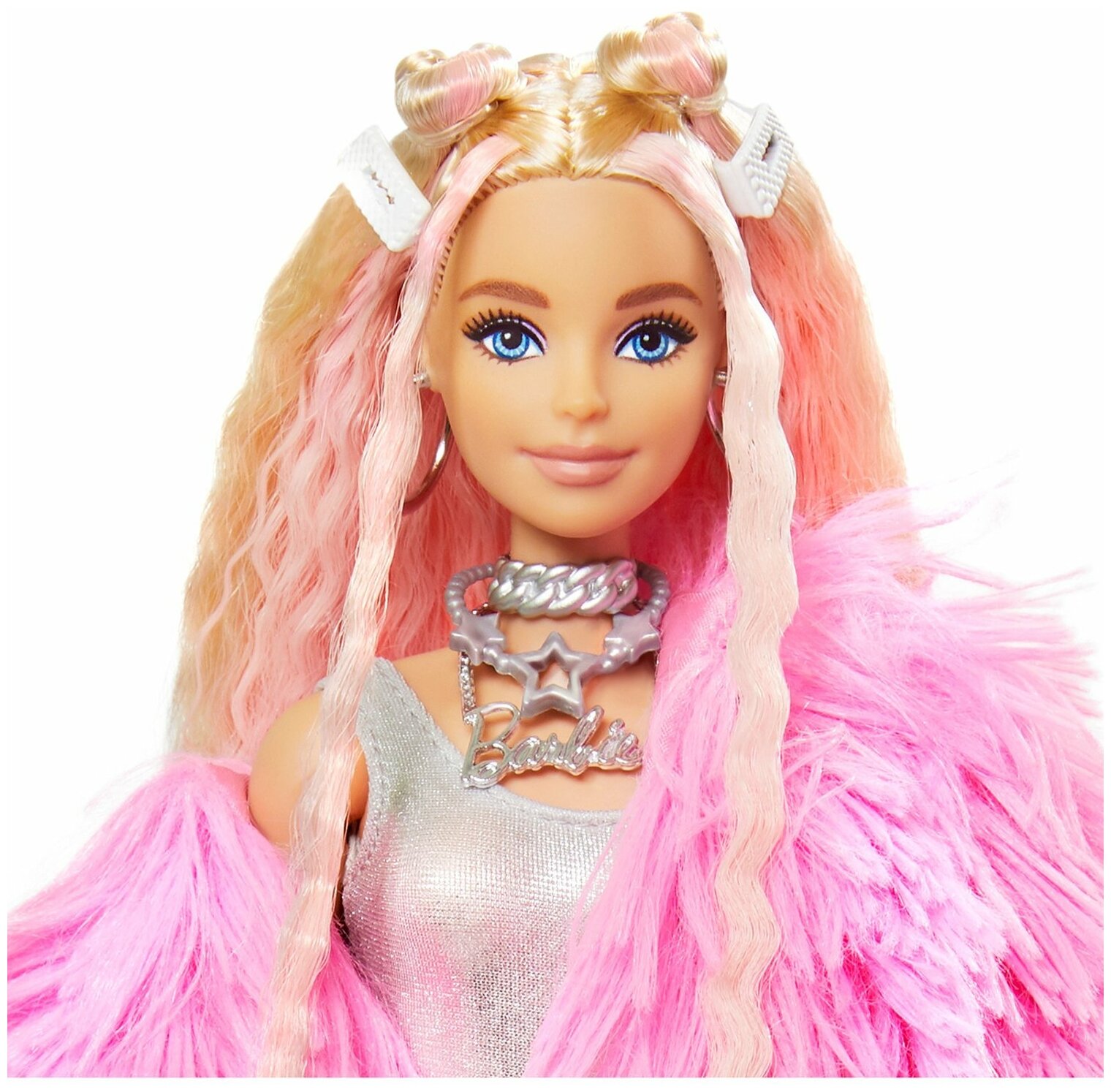 Кукла Barbie Экстра в розовой куртке - фото №8
