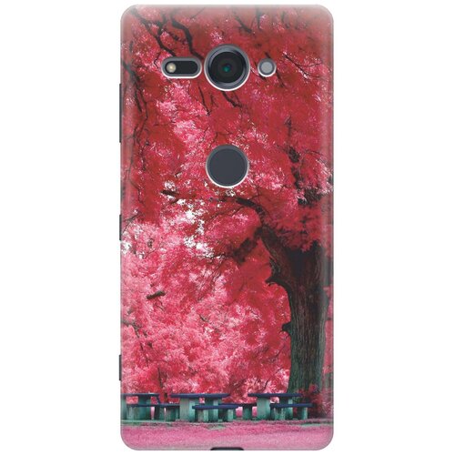 фото Re:pa накладка transparent для sony xperia xz2 compact с принтом "чудесное дерево"