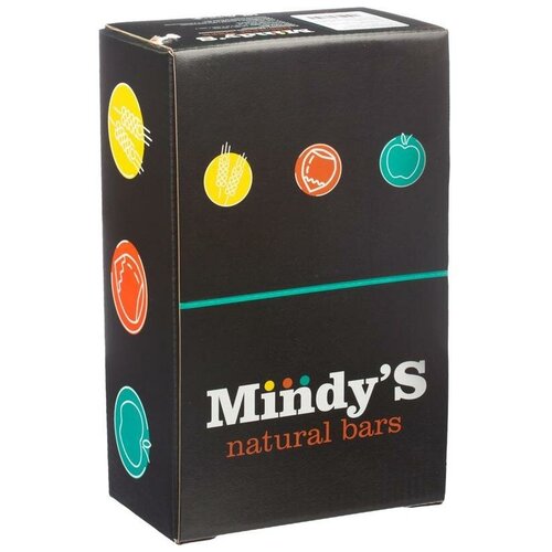 фото Mindy`s батончик глазированный mindy's миндаль-клюква, 30штx35г