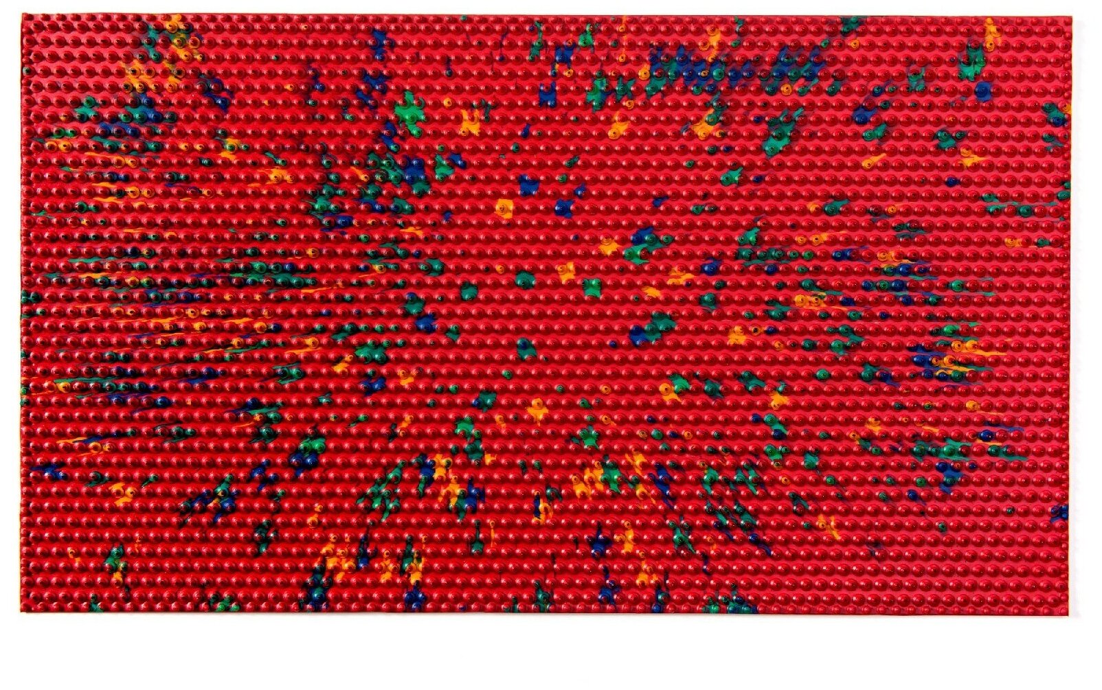 Аппликатор Ляпко Коврик Большой шаг игл 7 мм красный (275*480 мм) - фотография № 1