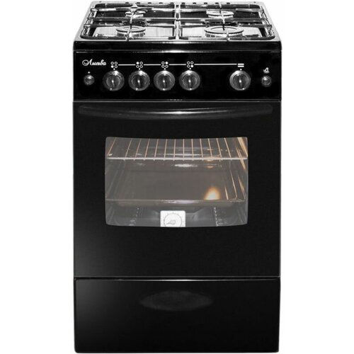 Плита газовая лысьва ГП 400 МС-2у черный стеклянная крышка 2292300₽