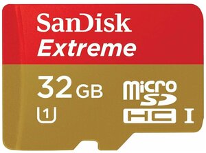 Карта памяти SanDisk Extreme microSDHC Class 10 UHS Class 1 80MB/s