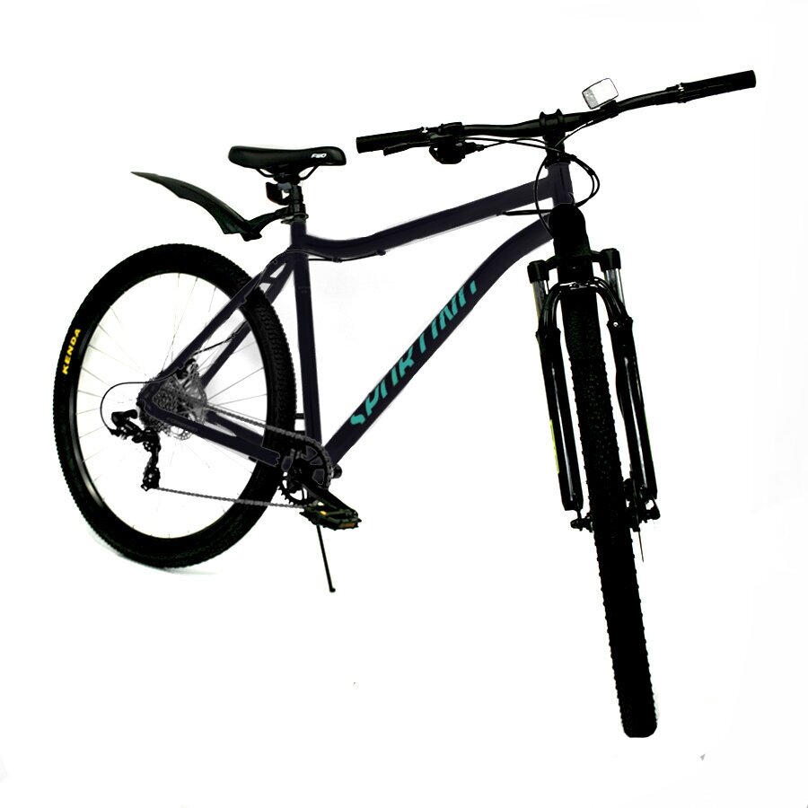 Велосипед взрослый горный 29" Forward Sporting 29 2.0 D рама 17" черно-бирюзовый