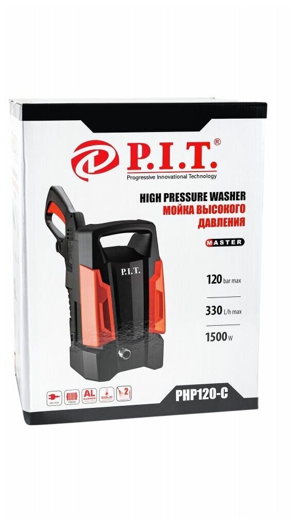 Мойка высокого давления P.I.T. PHP120-C, 120 бар, 330 л/ч - фотография № 7