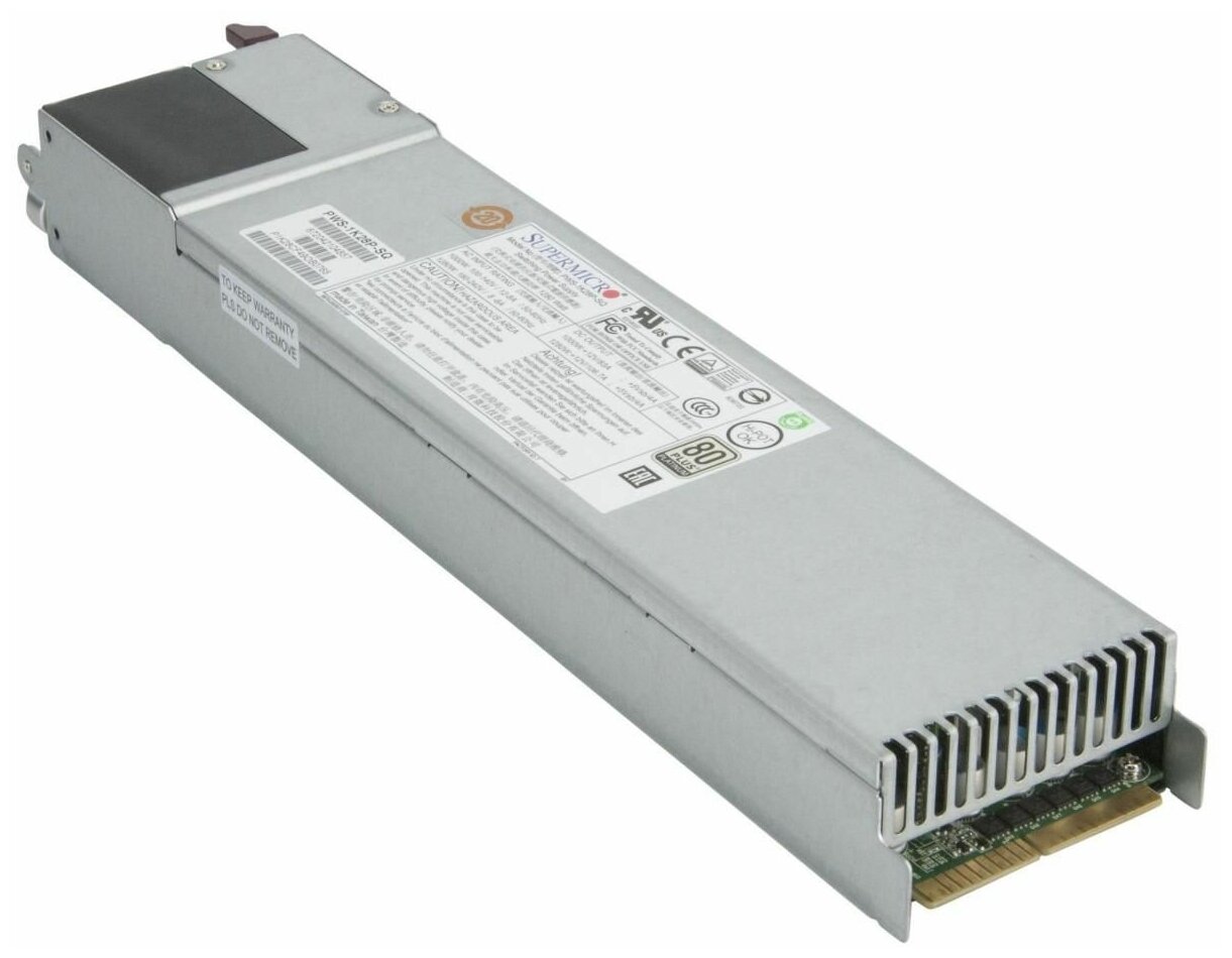 Блок питания Supermicro - Power supply (plug-in module) - AC 200-240 V - 1280 Watt - 1U