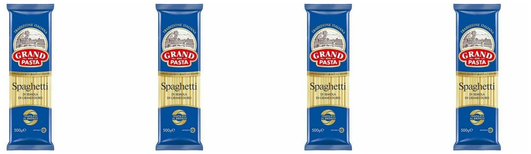 Grand di Pasta Макаронные изделия Spaghetti, 500 г, 4 уп.