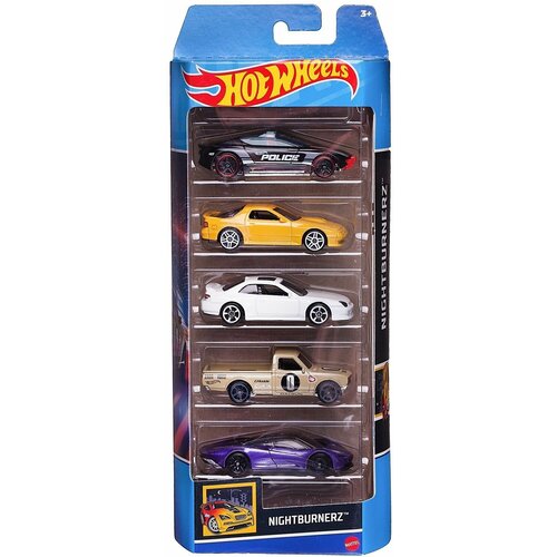 Набор машинок Hot wheels Подарочный набор из 5 машинок №16 - Mattel [1806/16] набор машинок mattel hot wheels упаковка из 2 х штук 13 mattel [fvn40 13]