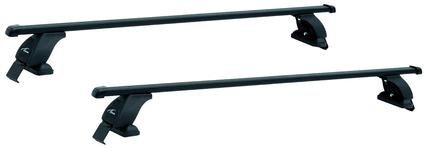 Багажник на крышу LUX прямоугольные дуги 1,1м на Сузуки Лиана седан 2001-2008 (за дверные проемы), арт:21315-01