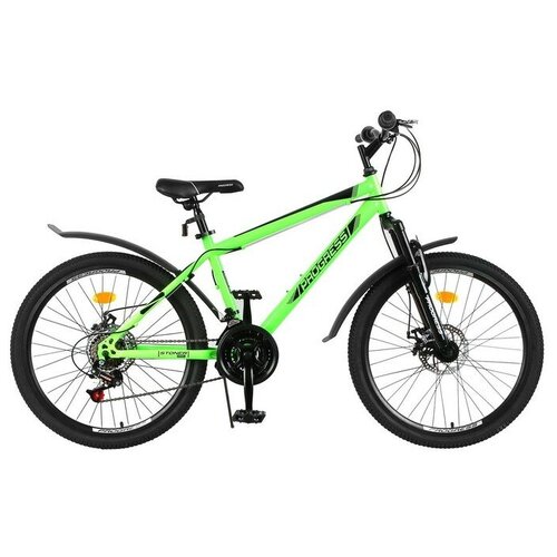 PROGRESS Велосипед 24 PROGRESS модель Stoner Disc RUS цвет зелёный р 15 2694200₽