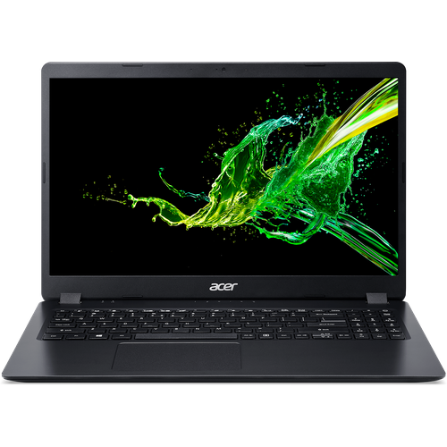 15.6 Ноутбук Acer A315-56-38MN 1920x1080, Intel Core i3 1005G1 1.2 ГГц, RAM 8 ГБ, DDR4, SSD 256 ГБ, Intel UHD Graphics, Linux, NX.HS5ER.00B, черный