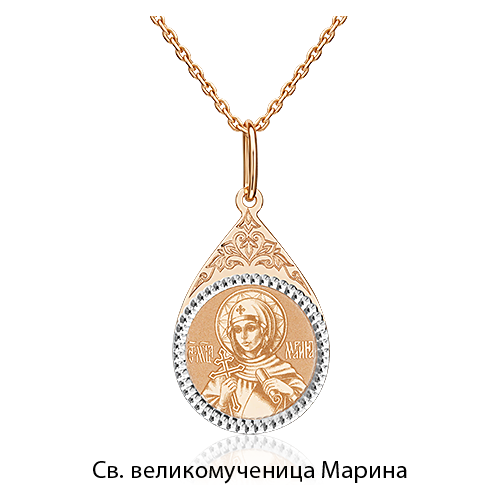 PLATINA jewelry Подвеска из красного золота без камней 03-1652-00-000-1110