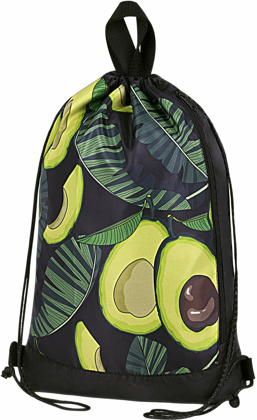 Сумка / мешок / рюкзак для сменной обуви (сменки) Юнландия, с ручками, боковой карман на молнии, 46х36 см, Fresh