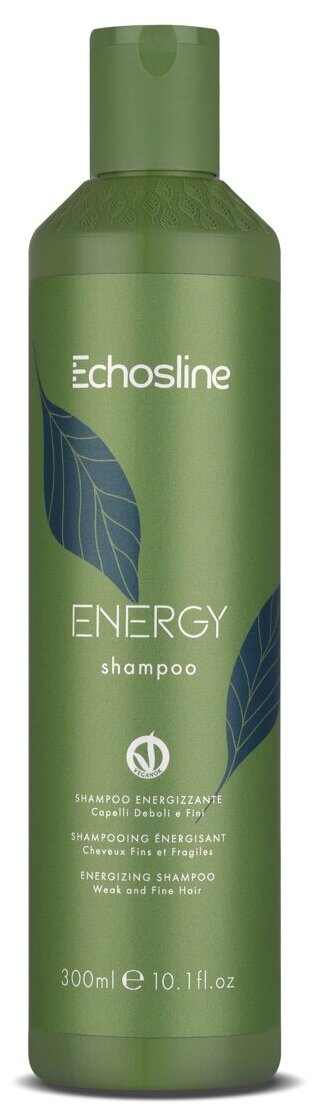 Шампунь ENERGY для тонких и ослабленных волос ECHOS LINE 300 мл