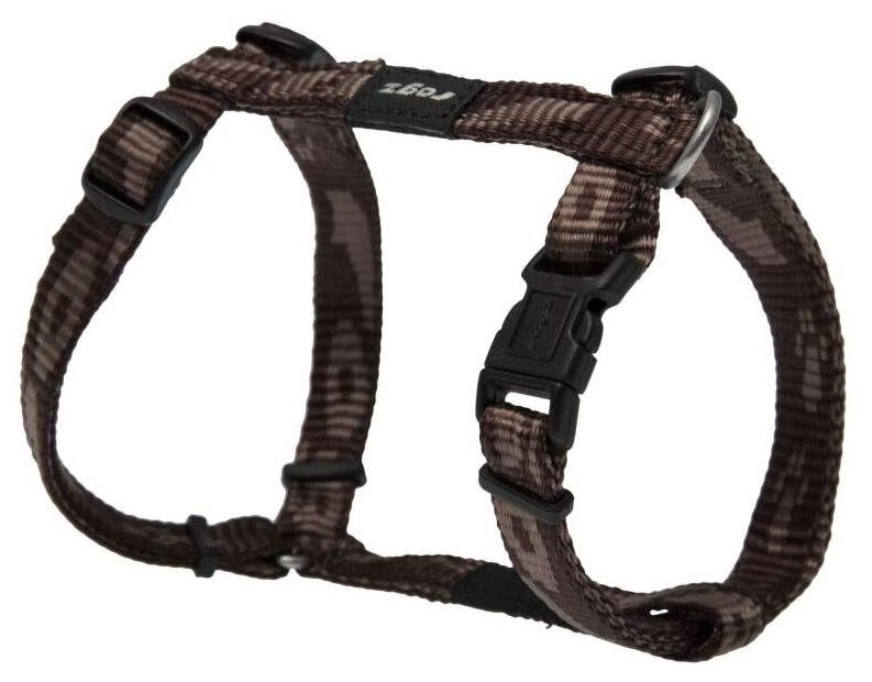 Rogz Шлейка серия Alpinist размер S (23-37см) ширина 1,1см шоколадный (H-HARNESS) SJ21J | H-HARNESS 0,08 кг 48160