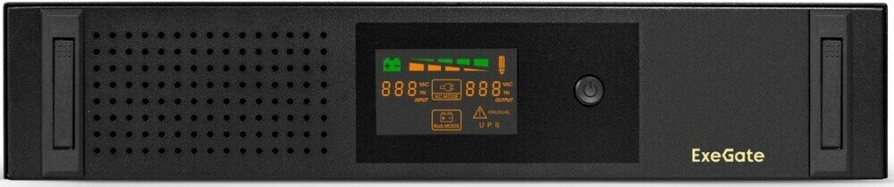 Источник бесперебойного питания EXEGATE EX293850RUS ServerRM UNL-1000 LCD AVR2SH3C13 USB2U