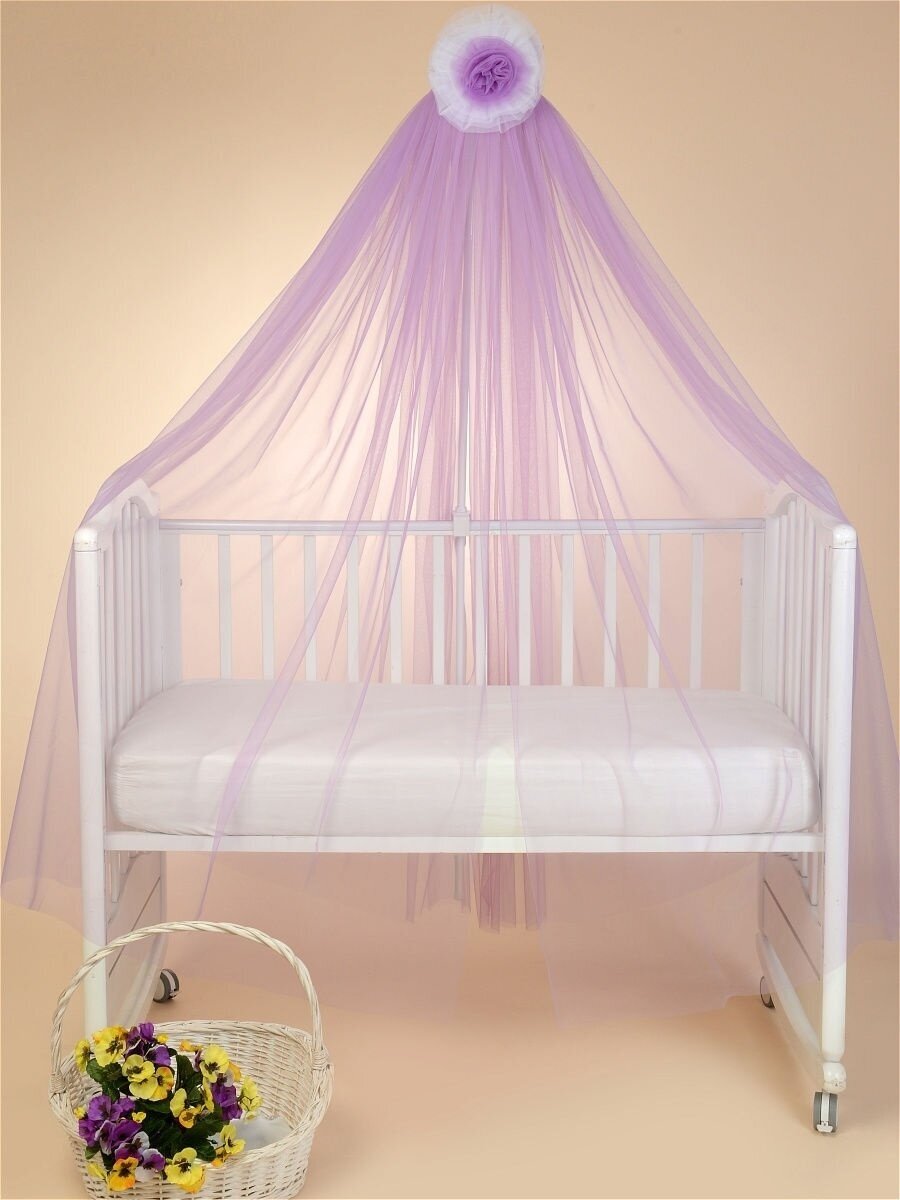 Балдахин для детской кроватки из фатина