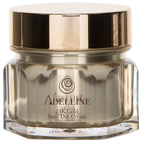 Adelline 24K Gold Snail Day Cream Дневной крем для лица, 50 мл уход за лицом adelline дневной крем с коллоидным золотом и слизью улитки