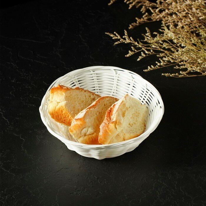 Корзинка для фруктов и хлеба Доляна «Молоко», 18×6 см - фотография № 14