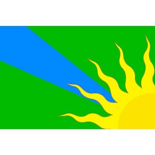 Флаг Восточного сельского поселения (Усть-Лабинский район). Размер 135x90 см.